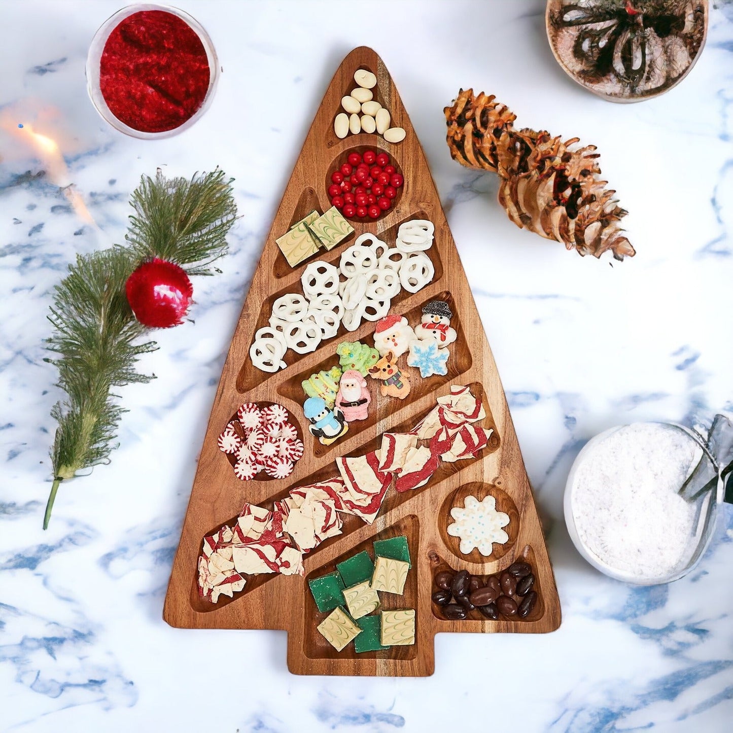 Sectional Tree Serving Board