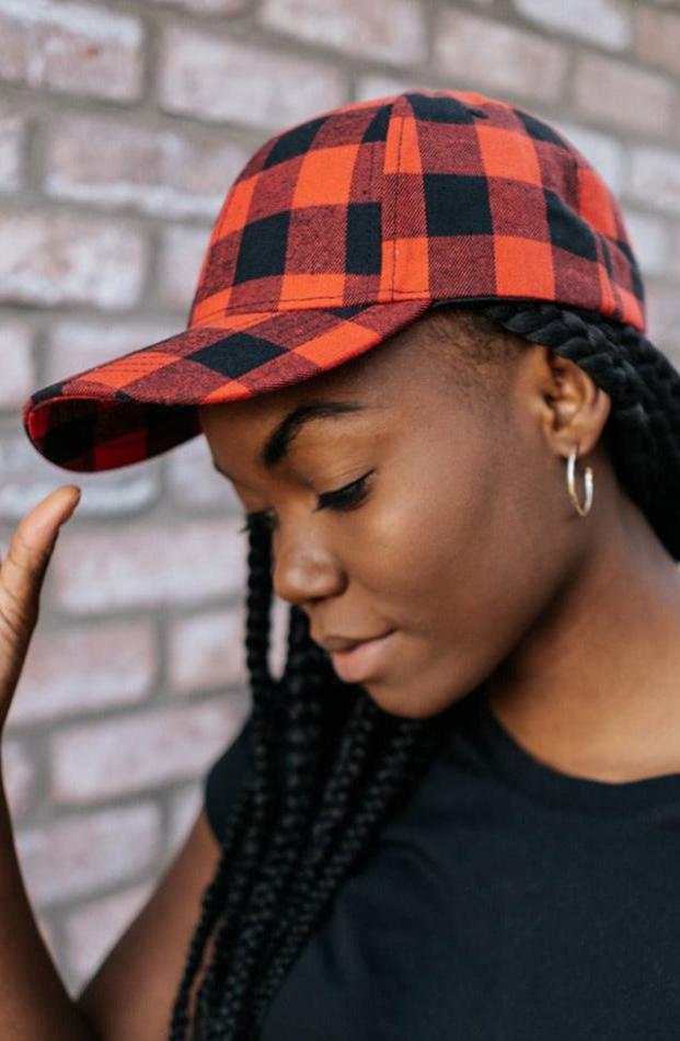 Alder Buffalo Plaid Baseball Cap - Final Sale