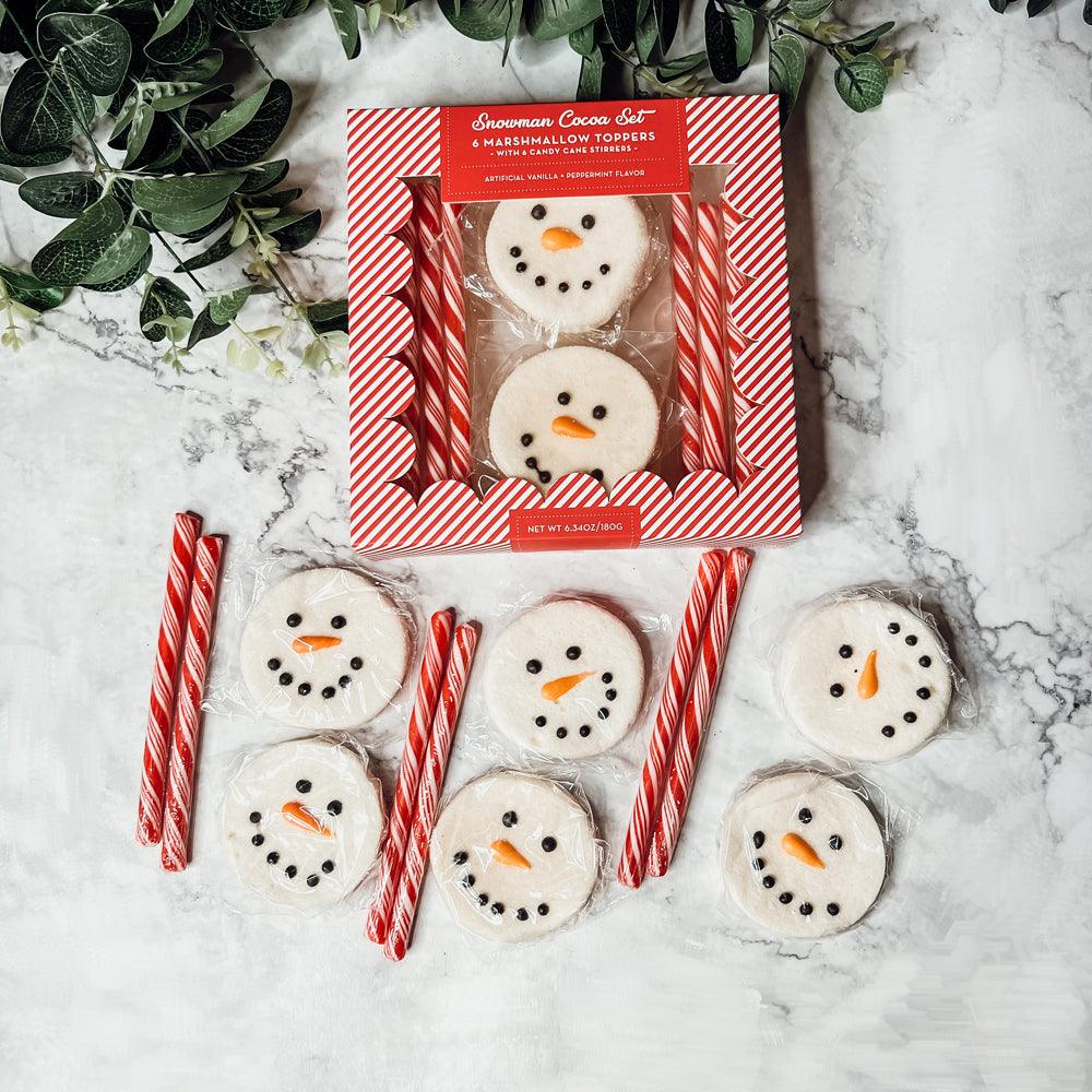 snowman out of marshmallows
snowman face marshmallows
snowman made out of marshmallows
Candy Cane Spoons