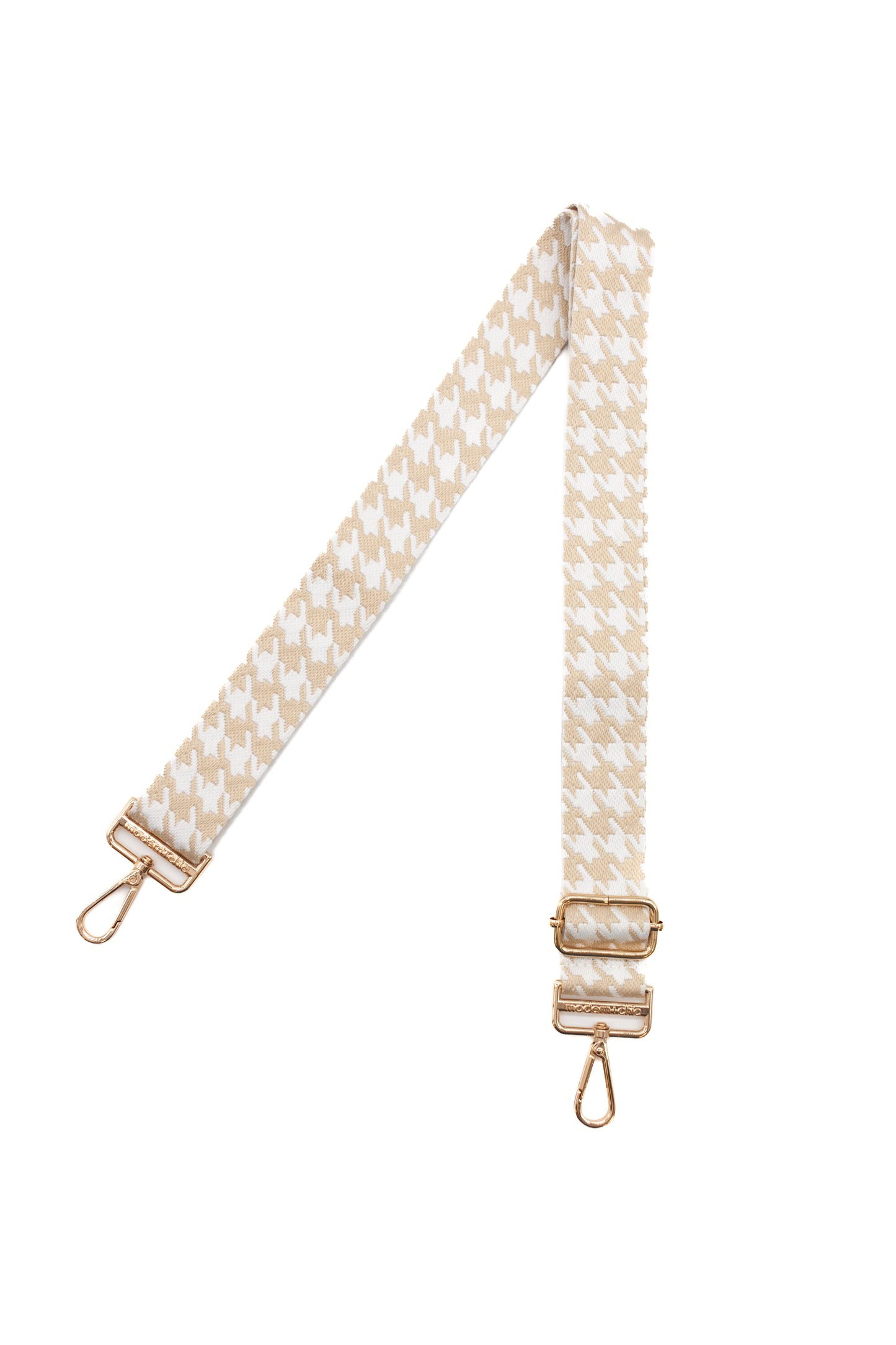 Neutral Houndstooth Strap