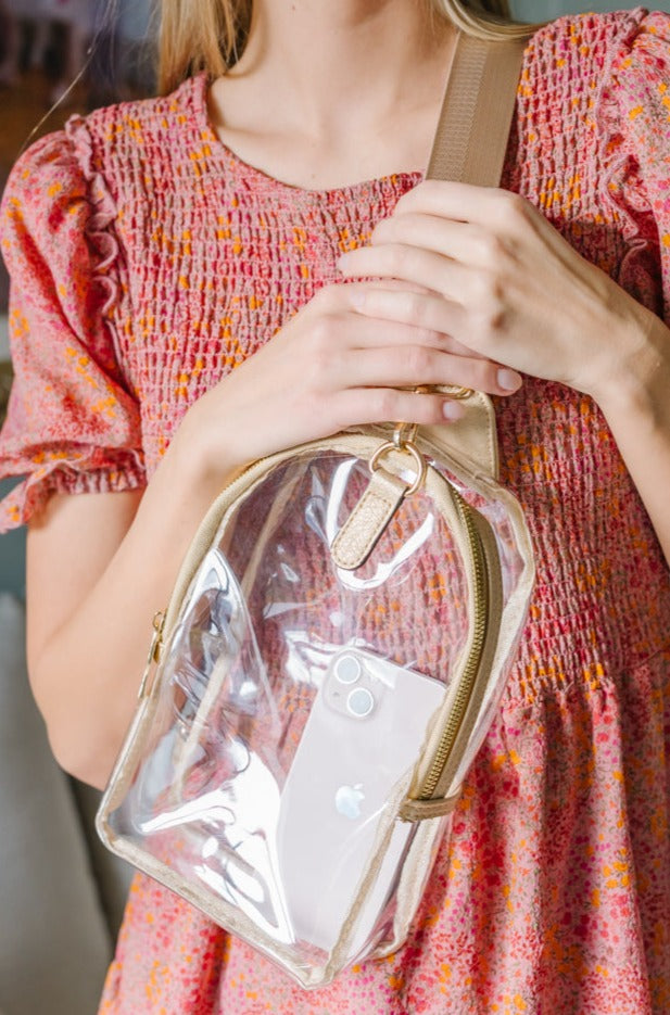 Kenzie Clear Sling Crossbody