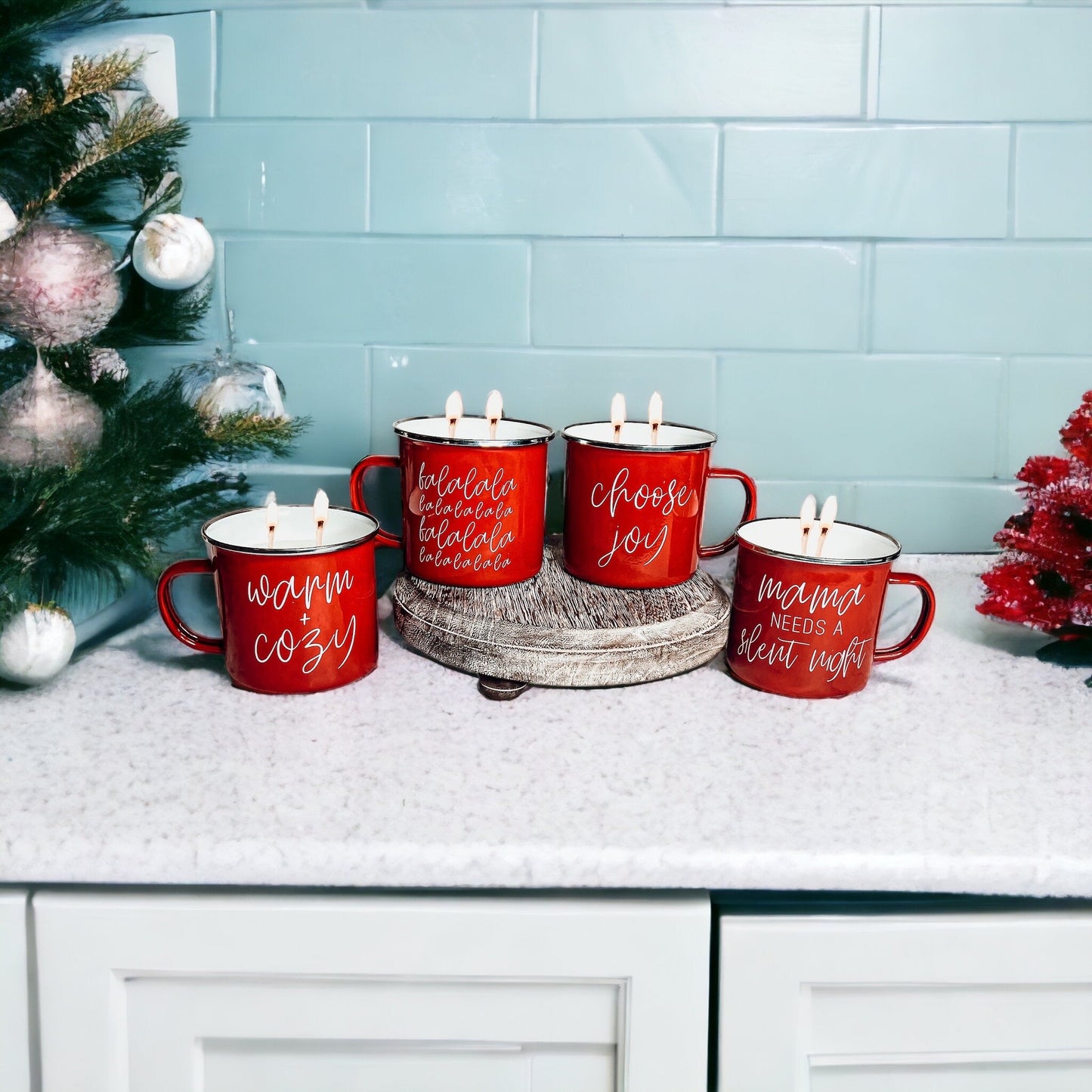 16oz Holiday Candle Mug