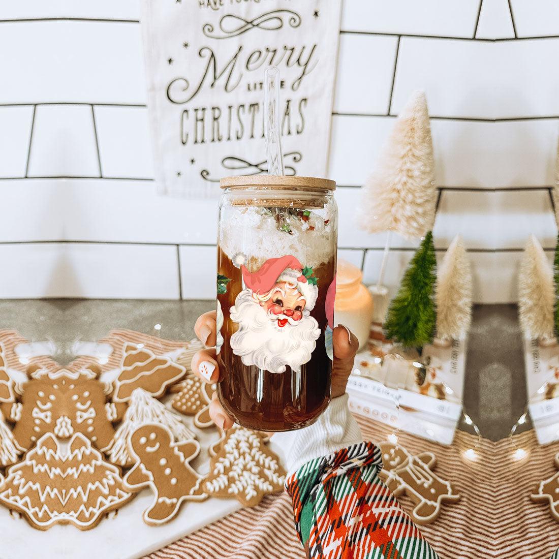 Christmas glass cup with straw
christmas glass cup with lid
Christmas tree glass cup with straw
santa claus face coffee mugs
santa claus face glass cups with lids
vintage real life santa