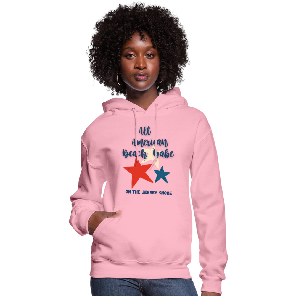 All American Beach Babe Women's Hoodie - classic pink